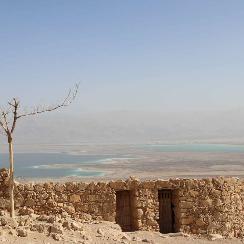 Masada and the Dead Sea, Israel.